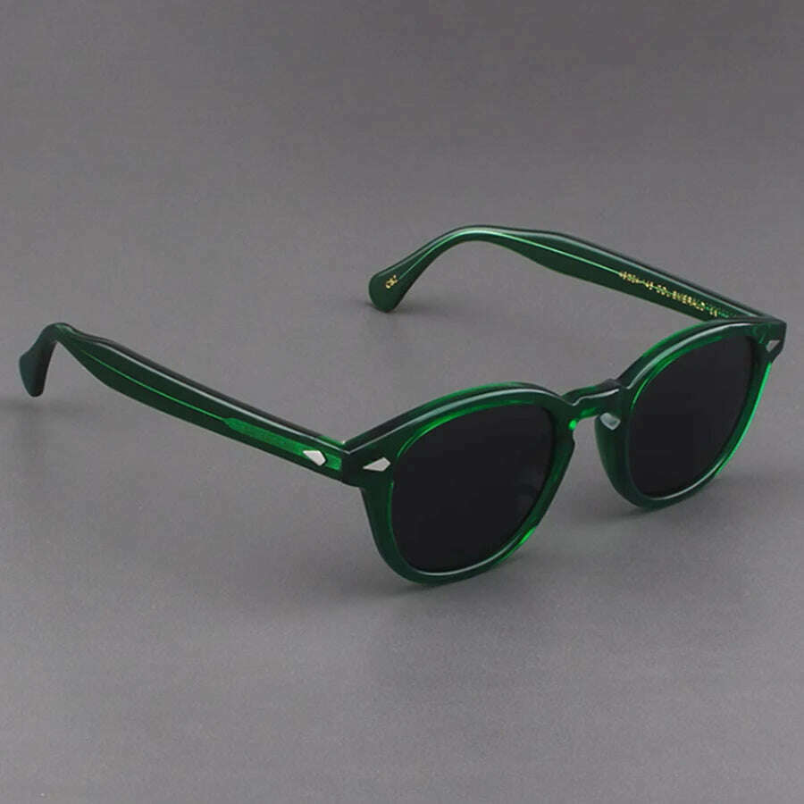 Men's Sunglasses Lemtosh Woman Johnny Depp Polarized Sun Glasses Acetate Frame Luxury Brand Vintage Driver's Shade - KIMLUD