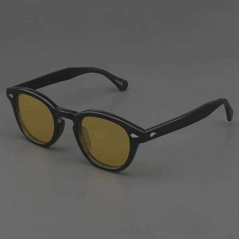 Men's Sunglasses Lemtosh Woman Johnny Depp Polarized Sun Glasses Acetate Frame Luxury Brand Vintage Driver's Shade - KIMLUD