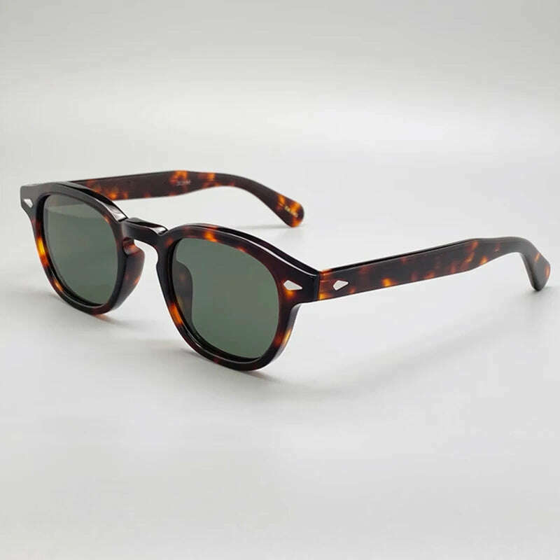 Men's Sunglasses Lemtosh Woman Johnny Depp Polarized Sun Glasses Acetate Frame Luxury Brand Vintage Driver's Shade - KIMLUD