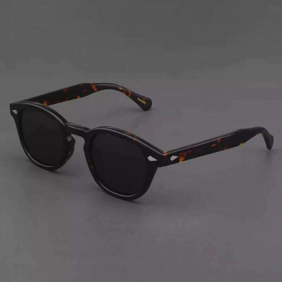 Men's Sunglasses Lemtosh Woman Johnny Depp Polarized Sun Glasses Acetate Frame Luxury Brand Vintage Driver's Shade - KIMLUD