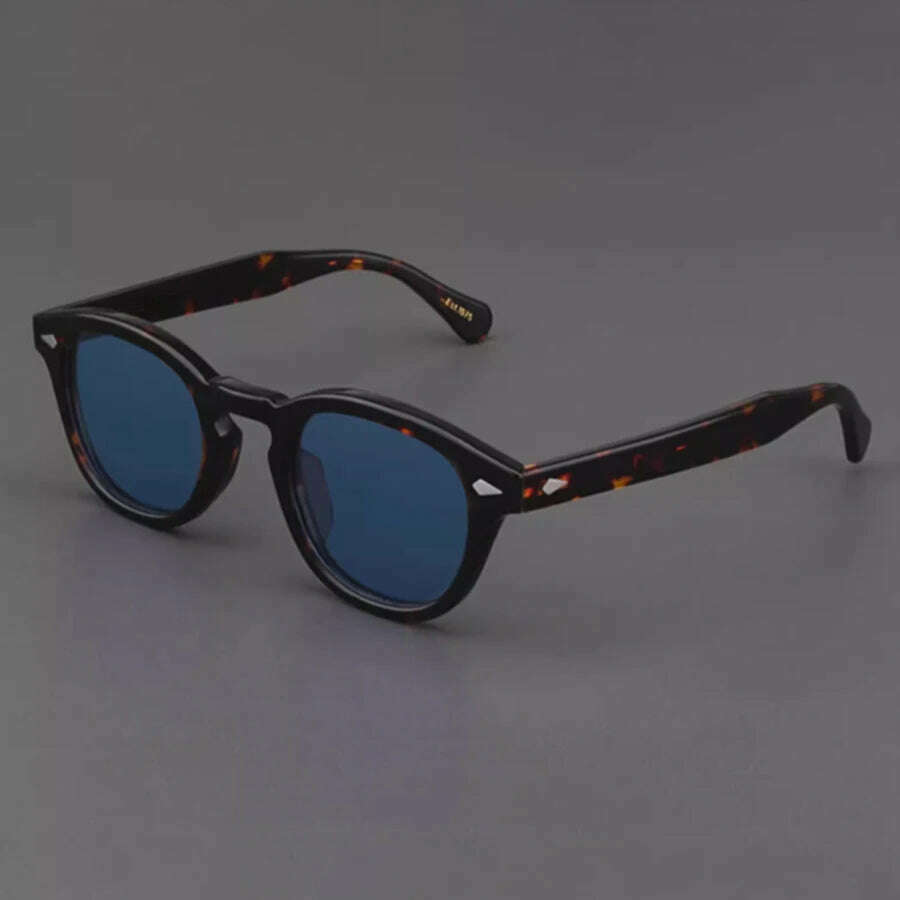Men's Sunglasses Lemtosh Woman Johnny Depp Polarized Sun Glasses Acetate Frame Luxury Brand Vintage Driver's Shade - KIMLUD