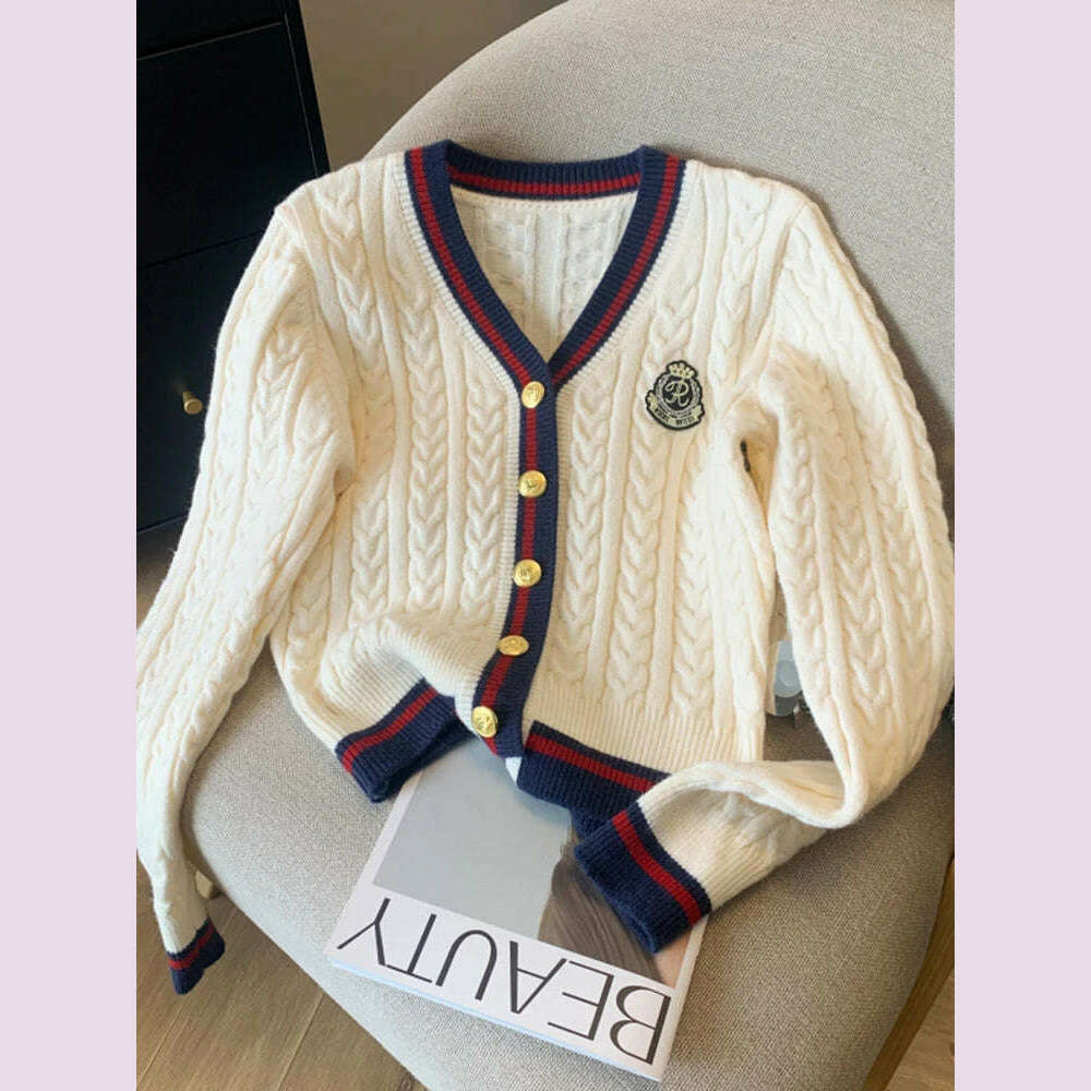 KIMLUD, New 2024 Autumn Winter Cashmere Top Women V Neck Pullover Warm Knitwear Jumper Woman Clothes Twist Outwear Knited Tops Women, KIMLUD Womens Clothes