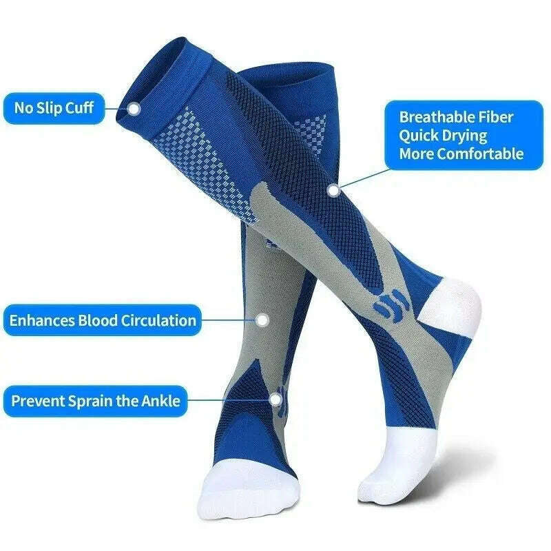 New Arrival Stockings Compression Golf Sport Socks Medical Nursing Stockings Prevent Varicose Veins Socks Fit For Rugby Socks - KIMLUD