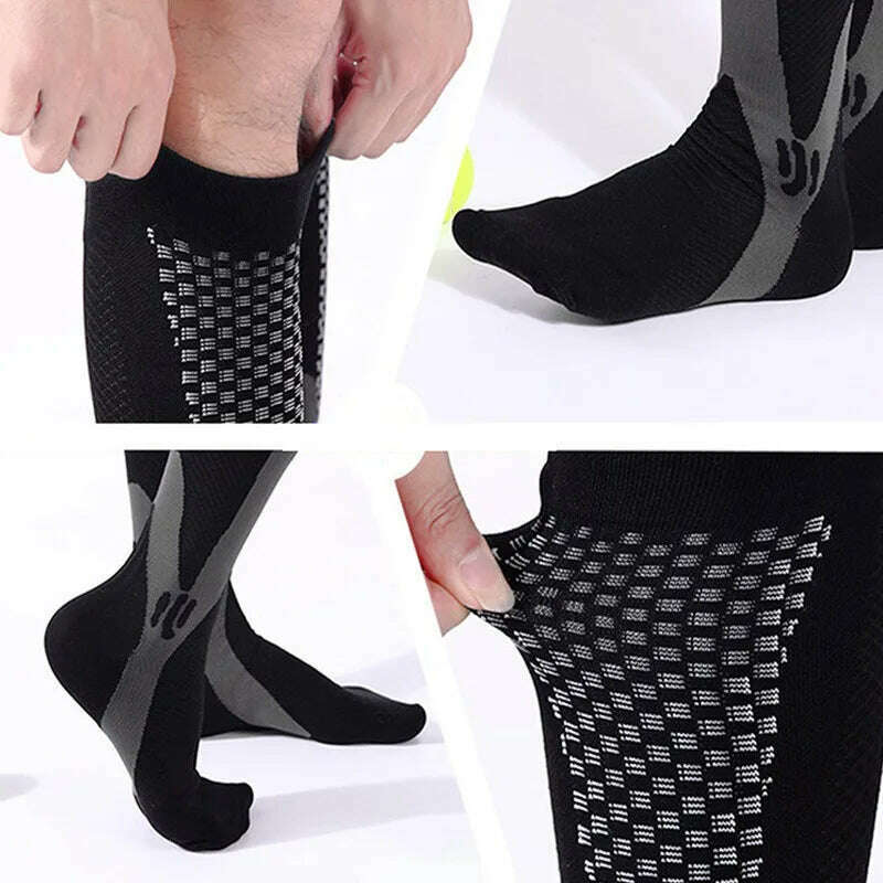 New Arrival Stockings Compression Golf Sport Socks Medical Nursing Stockings Prevent Varicose Veins Socks Fit For Rugby Socks - KIMLUD