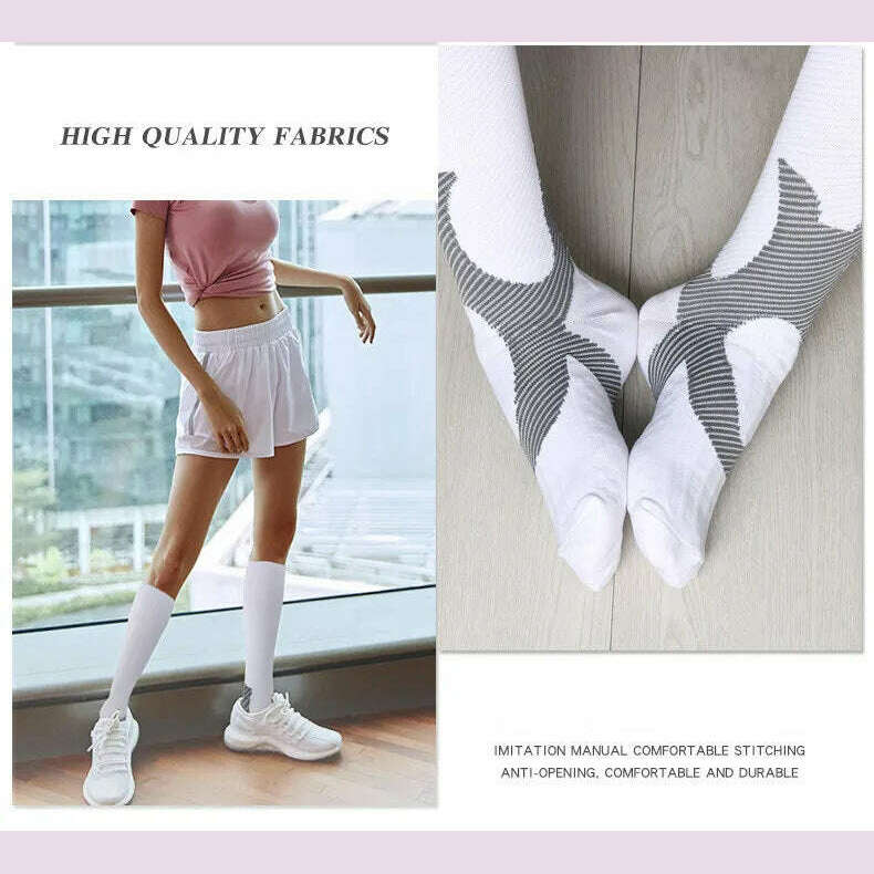 New Arrival Stockings Compression Golf Sport Socks Medical Nursing Stockings Prevent Varicose Veins Socks Fit For Rugby Socks - KIMLUD
