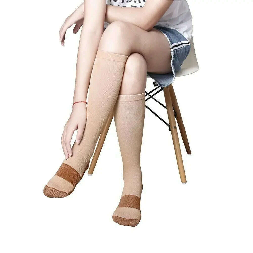 New Arrival Stockings Compression Golf Sport Socks Medical Nursing Stockings Prevent Varicose Veins Socks Fit For Rugby Socks - KIMLUD