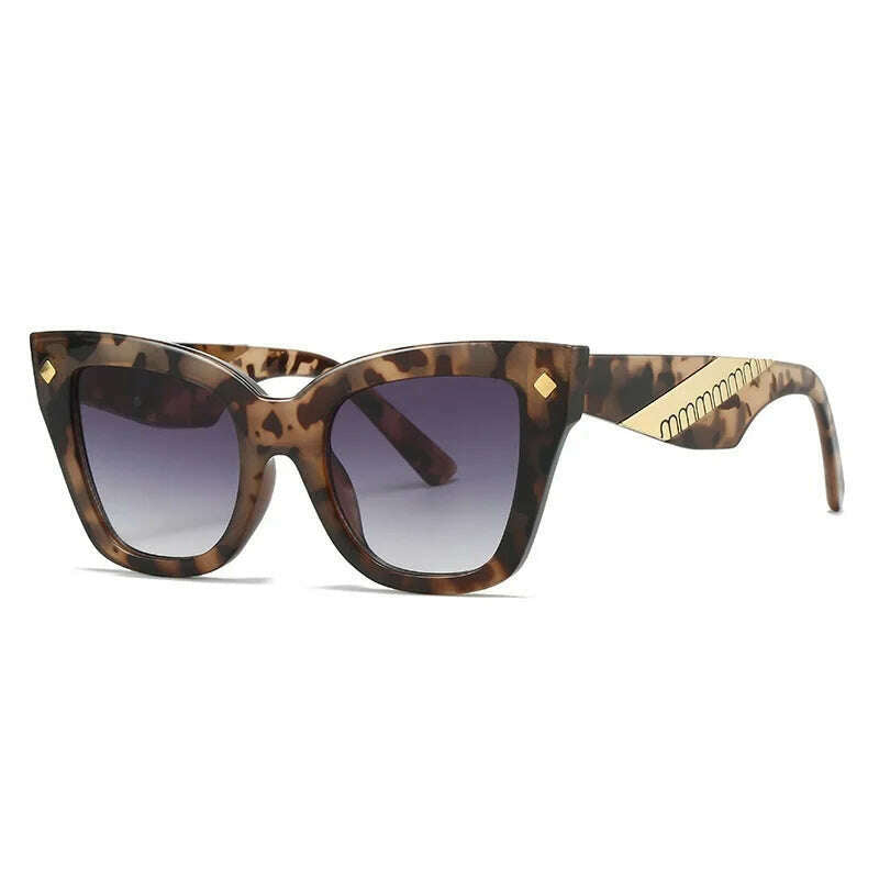 New Cat Eye Sunglasses Women Vintage Men Square Shades Brand Designer Gafas Luxury Sun Glasses Frame UV400 Eyewear Oculos - KIMLUD