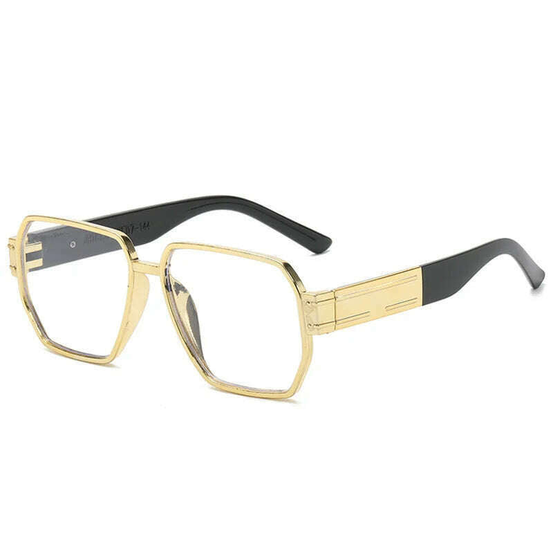 New Fashion Square Oversized Sunglasses Women Big Frame Colorful Sun Glasses Female Oculos Unisex Black Shades Gafas De Sol - KIMLUD