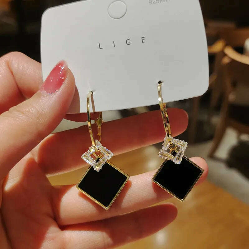New Fashion Trend Unique Design Elegant Exquisite Light Luxury Long Tassel Earrings Female Jewelry Party Premium Gift Wholesale - KIMLUD