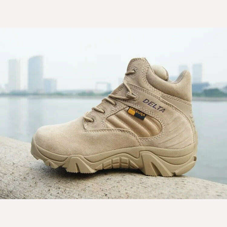 New Men&#39;s Military Boots Special Forces Tactical Desert Combat Boots Lace-up Army Boots Winter Ankle Boots Men Plus Size 39-47 - KIMLUD