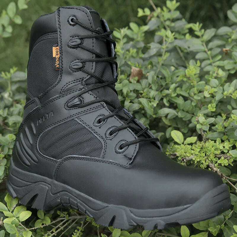 New Men&#39;s Military Boots Special Forces Tactical Desert Combat Boots Lace-up Army Boots Winter Ankle Boots Men Plus Size 39-47 - KIMLUD