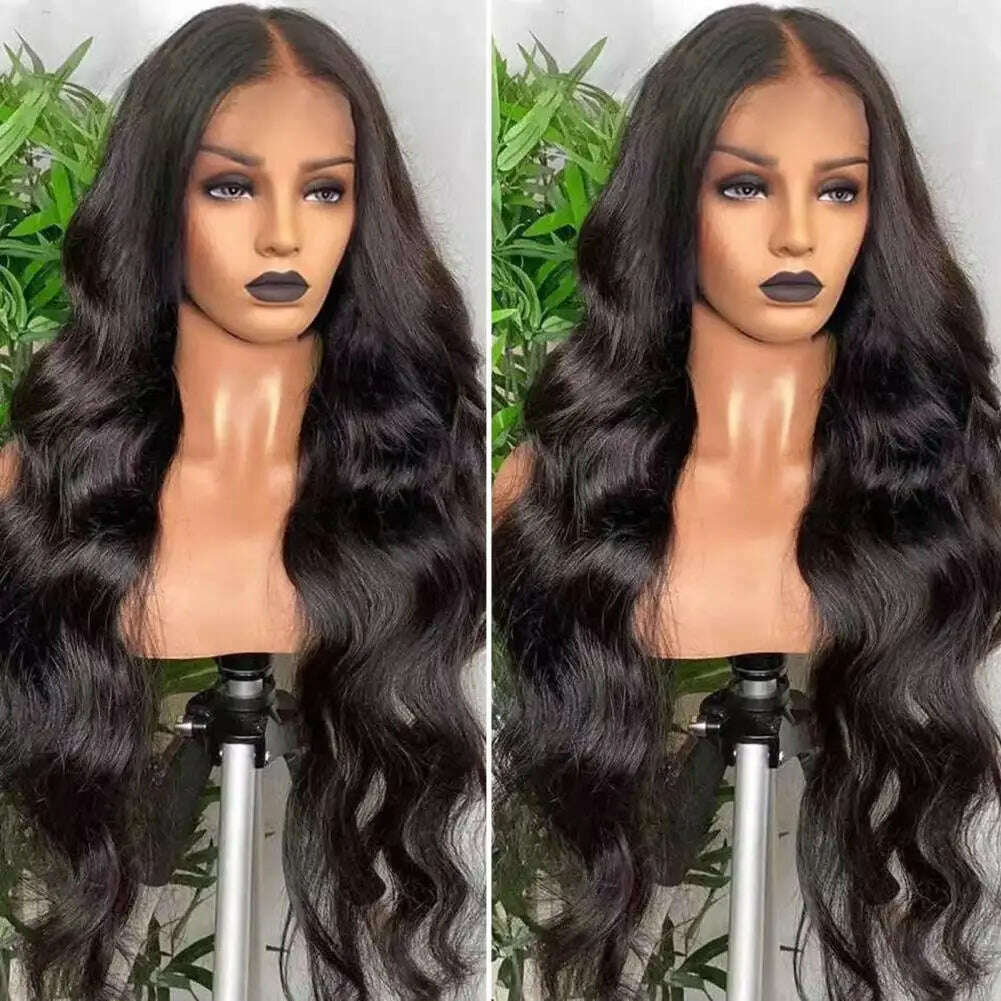 New selling wig female long curly hair big wave synthetic high temperature silk mechanism wig set - KIMLUD