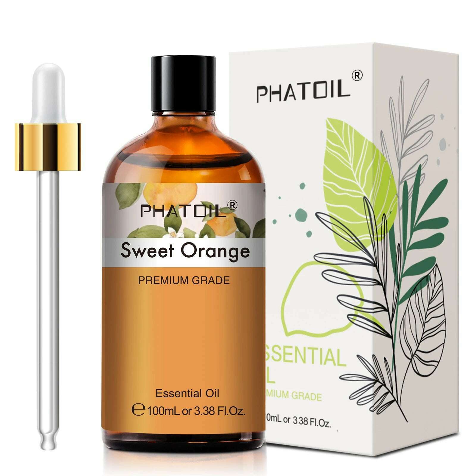 PHATOIL 100ML Eucalyptus Vanilla Essential Oils For Candle Making DIY Soap Lavender Bergamot Cinnamon 1 Piece Essential Oil - KIMLUD