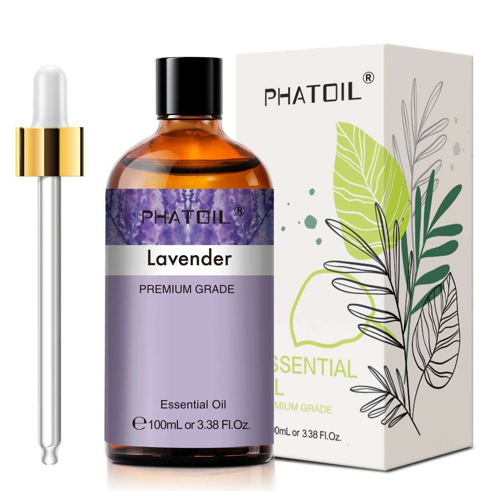 PHATOIL 100ML Eucalyptus Vanilla Essential Oils For Candle Making DIY Soap Lavender Bergamot Cinnamon 1 Piece Essential Oil - KIMLUD