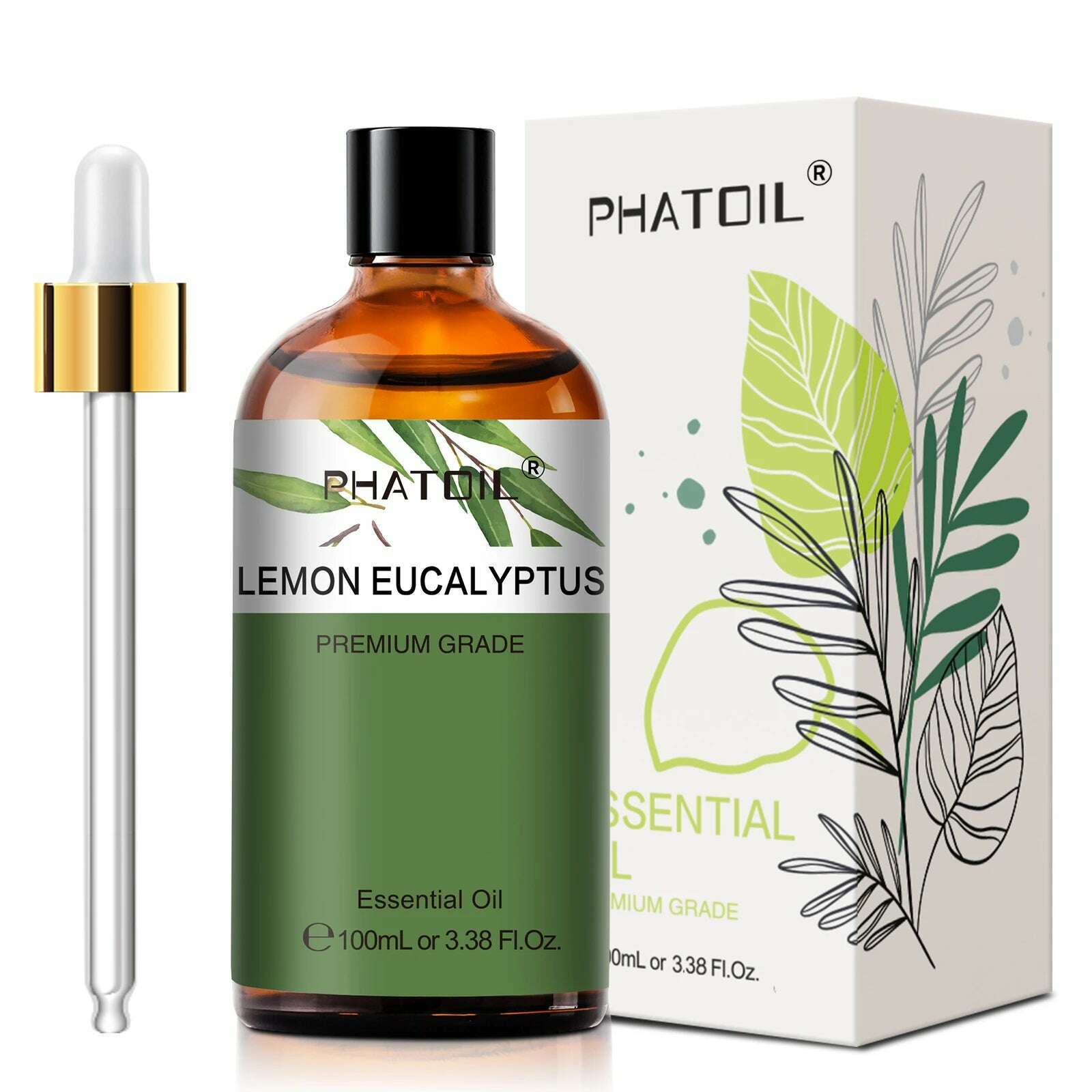 PHATOIL 100ML Eucalyptus Vanilla Essential Oils For Candle Making DIY Soap Lavender Bergamot Cinnamon 1 Piece Essential Oil - KIMLUD