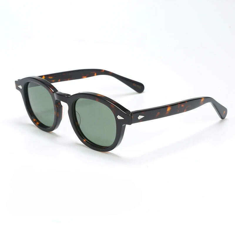 Polarized Sunglasses Men Brand Lemtosh Johnny Depp Sun Glasses Lens Woman Luxury Vintage Acetate Driver's Shade - KIMLUD