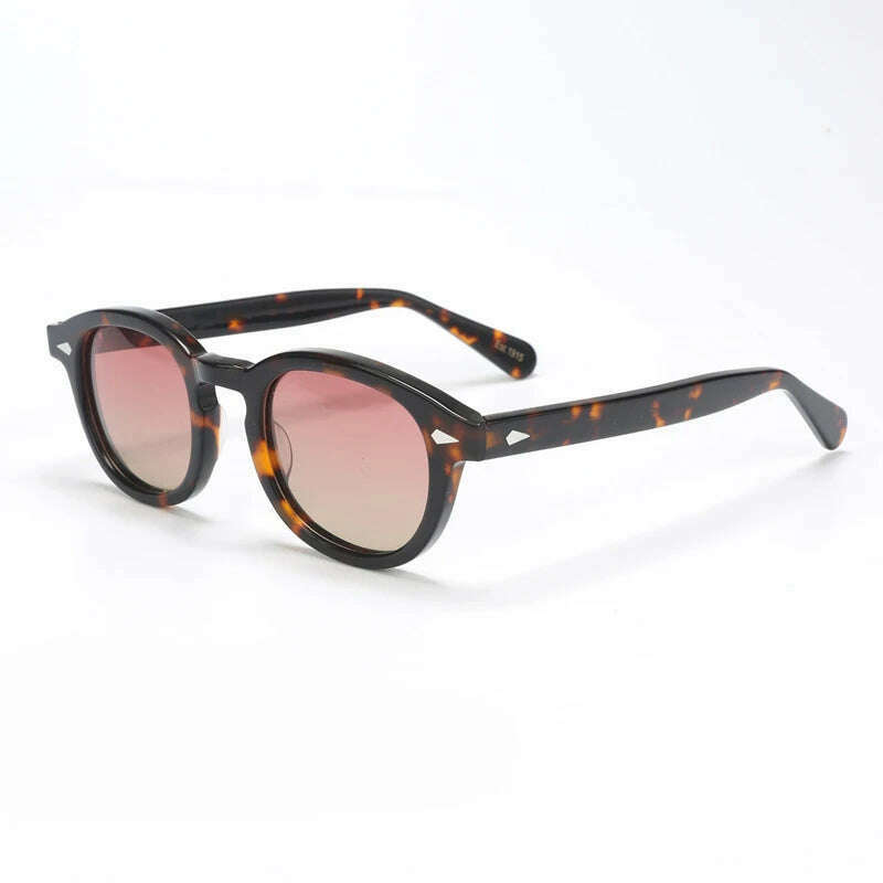 Polarized Sunglasses Men Brand Lemtosh Johnny Depp Sun Glasses Lens Woman Luxury Vintage Acetate Driver's Shade - KIMLUD