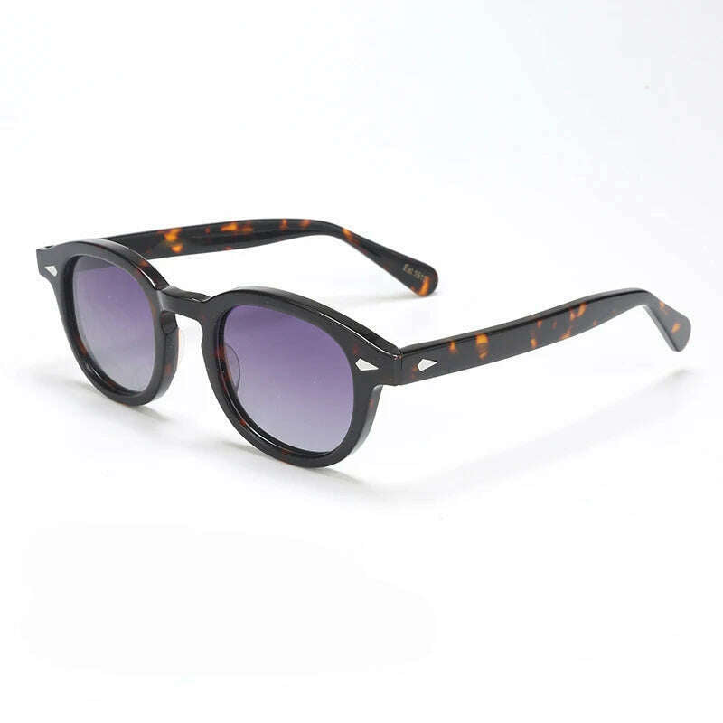 Polarized Sunglasses Men Brand Lemtosh Johnny Depp Sun Glasses Lens Woman Luxury Vintage Acetate Driver's Shade - KIMLUD
