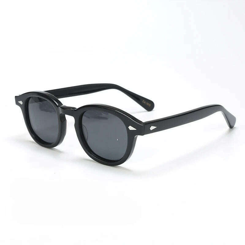 Polarized Sunglasses Men Brand Lemtosh Johnny Depp Sun Glasses Lens Woman Luxury Vintage Acetate Driver's Shade - KIMLUD