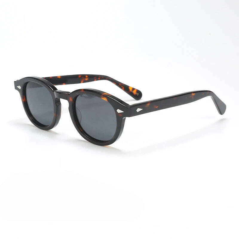 Polarized Sunglasses Men Brand Lemtosh Johnny Depp Sun Glasses Lens Woman Luxury Vintage Acetate Driver's Shade - KIMLUD