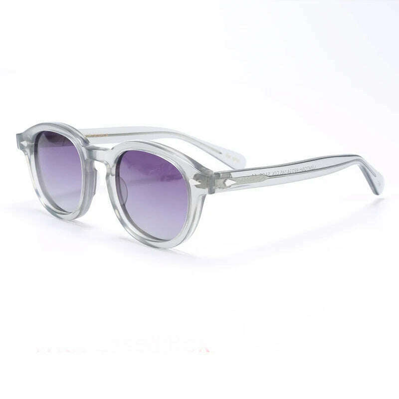 Polarized Sunglasses Men Brand Lemtosh Johnny Depp Sun Glasses Lens Woman Luxury Vintage Acetate Driver's Shade - KIMLUD