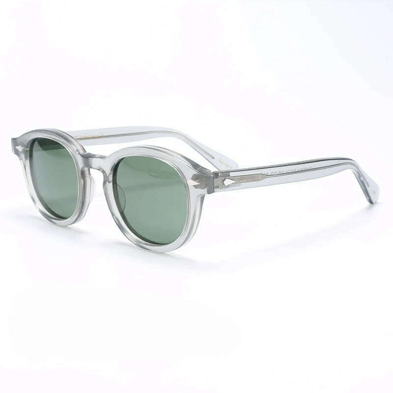 Polarized Sunglasses Men Brand Lemtosh Johnny Depp Sun Glasses Lens Woman Luxury Vintage Acetate Driver's Shade - KIMLUD