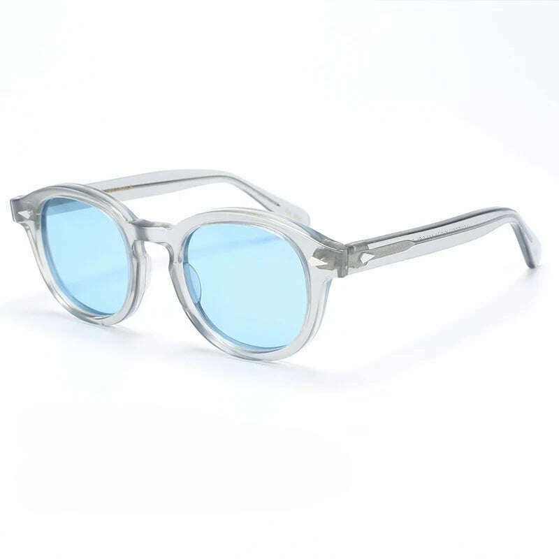 Polarized Sunglasses Men Brand Lemtosh Johnny Depp Sun Glasses Lens Woman Luxury Vintage Acetate Driver's Shade - KIMLUD