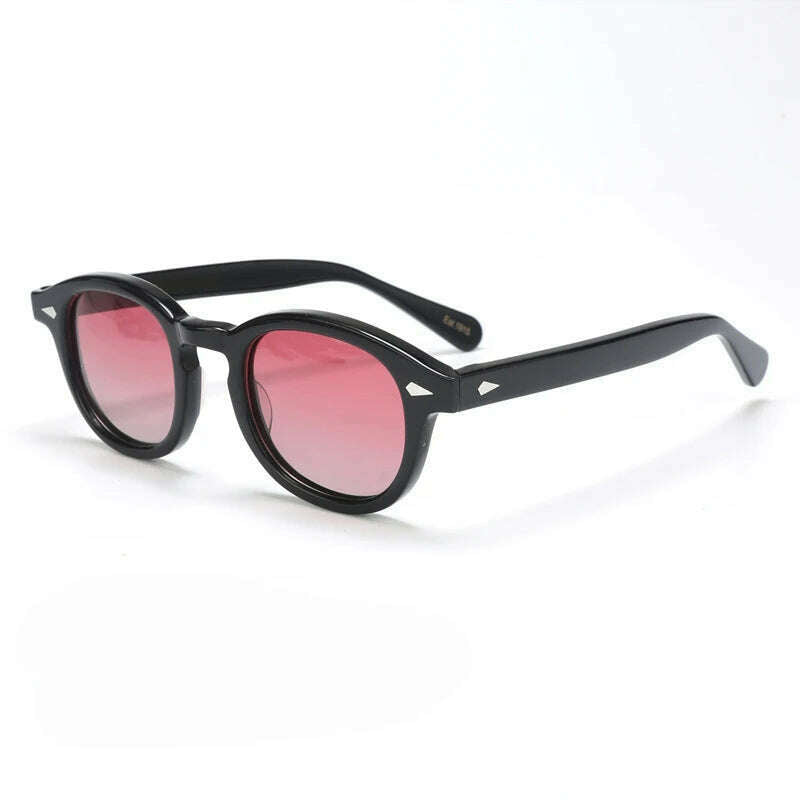 Polarized Sunglasses Men Brand Lemtosh Johnny Depp Sun Glasses Lens Woman Luxury Vintage Acetate Driver's Shade - KIMLUD