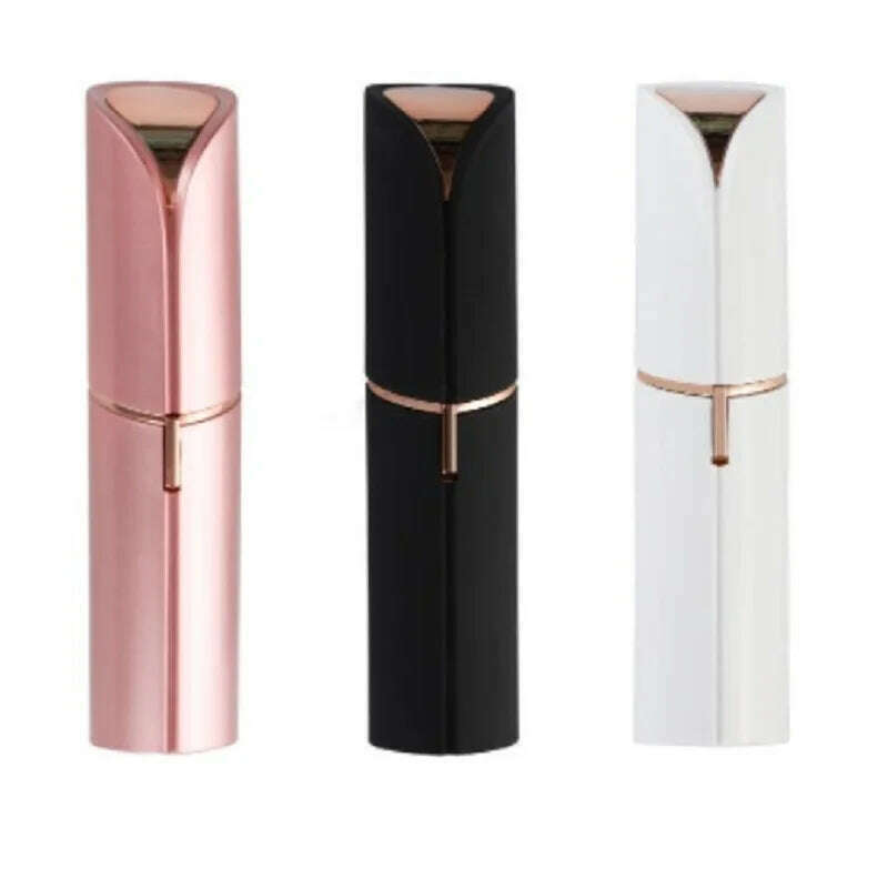 Portable Mini Electric Epilator Lipstick Shape Safe Painless Women Shaver Body Facial Bikini Underarm Hair Removal Shaving Tool - KIMLUD