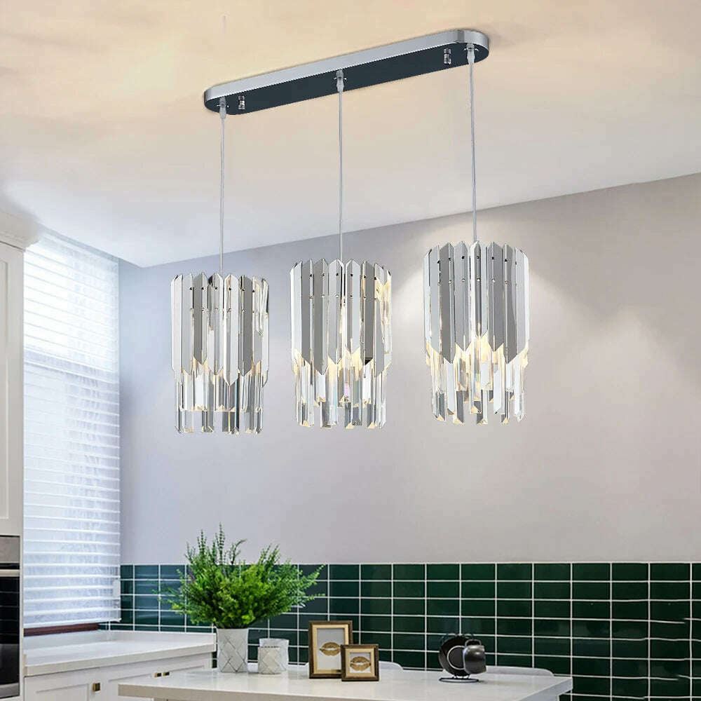 Small Round Gold k9 Crystal Modern Led Chandelier for Living Room Kitchen Dining Room Bedroom Bedside Luxury Indoor Lighting - KIMLUD