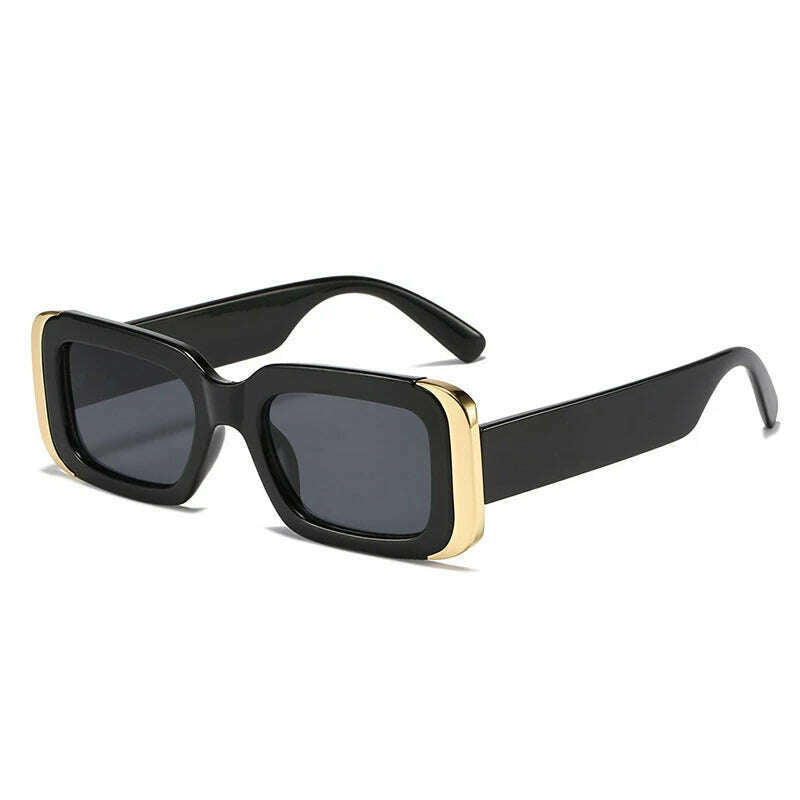 SO&amp;EI Ins Popular Fashion Square Sunglasses Women Retro Brand Designer Jelly Color Shades UV400 Men Gradient Sun Glasses - KIMLUD