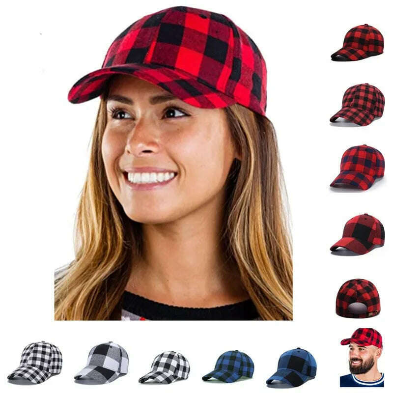 Unisex Christmas Hats Holiday Baseball Caps for Men Women snapeback Christmas Trucker Cap Wholesale - KIMLUD