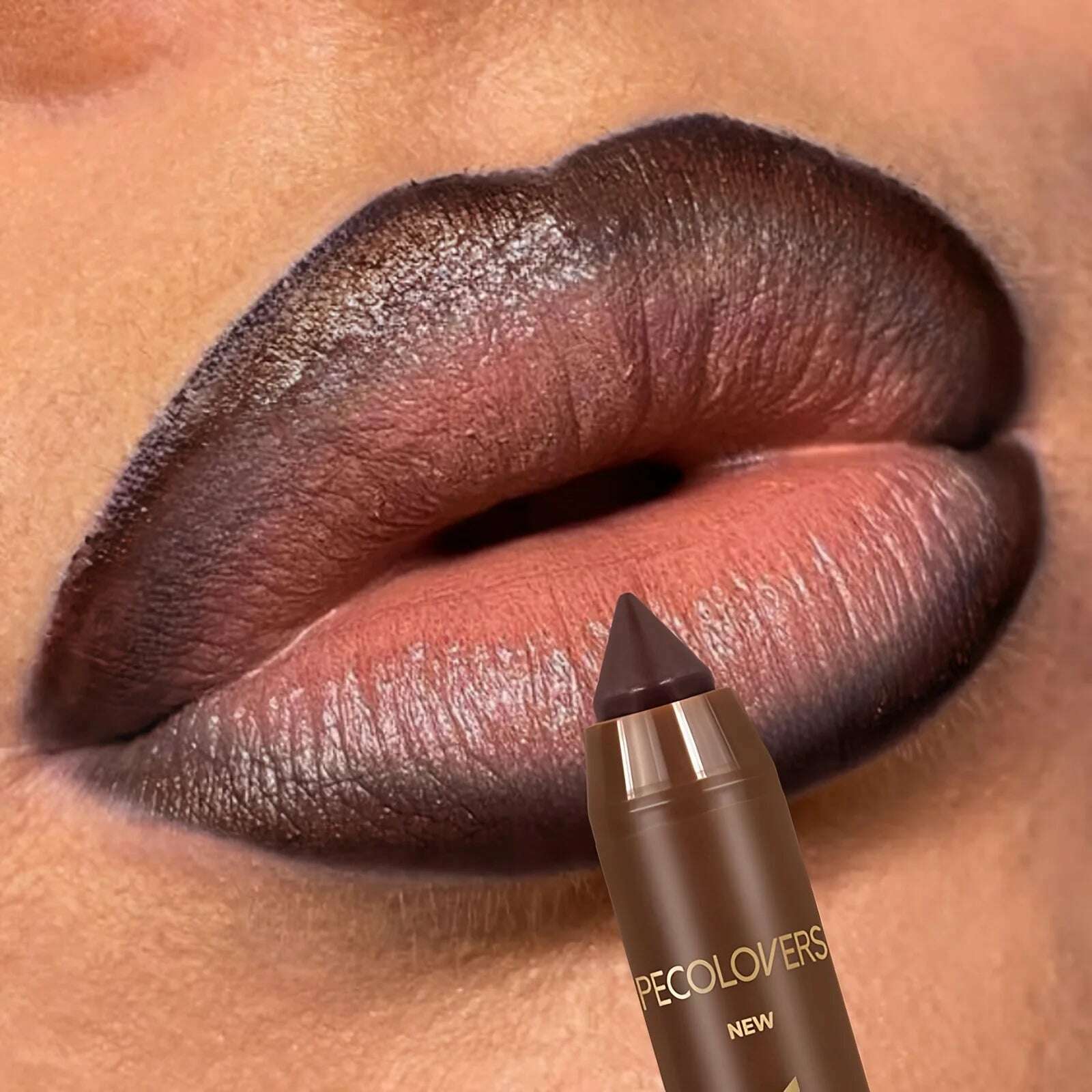 KIMLUD, Velvet Lip Liner Crayon, Matte Tapered Gradient Lipstick Pen, Waterproof Non-Sticky Contouring Lip Makeup, Mixed Color System, KIMLUD Womens Clothes