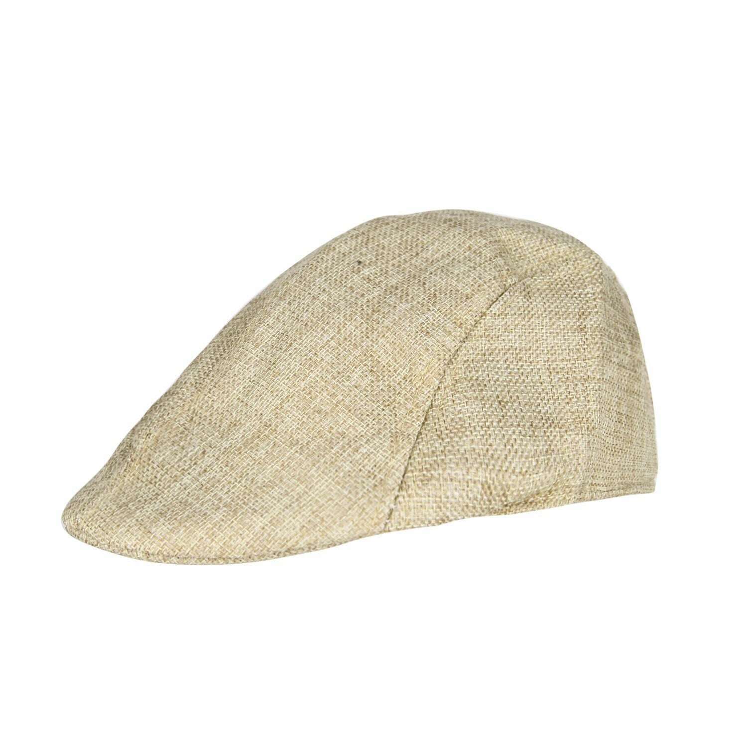 Vintage Newsboy Caps Men Women Berets Hat Classic Plaid Stripe Beret Winter Cotton Flat Cap British Painter Hats Herringbone Hat - KIMLUD