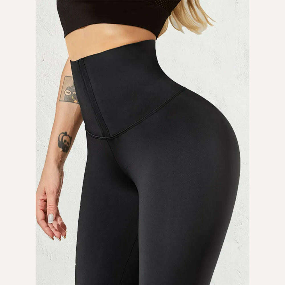 Women Legging for Fitness High Waist Leggings Push Up Sports Leggings Women Sexy Slim Black Legging Sportswear - KIMLUD