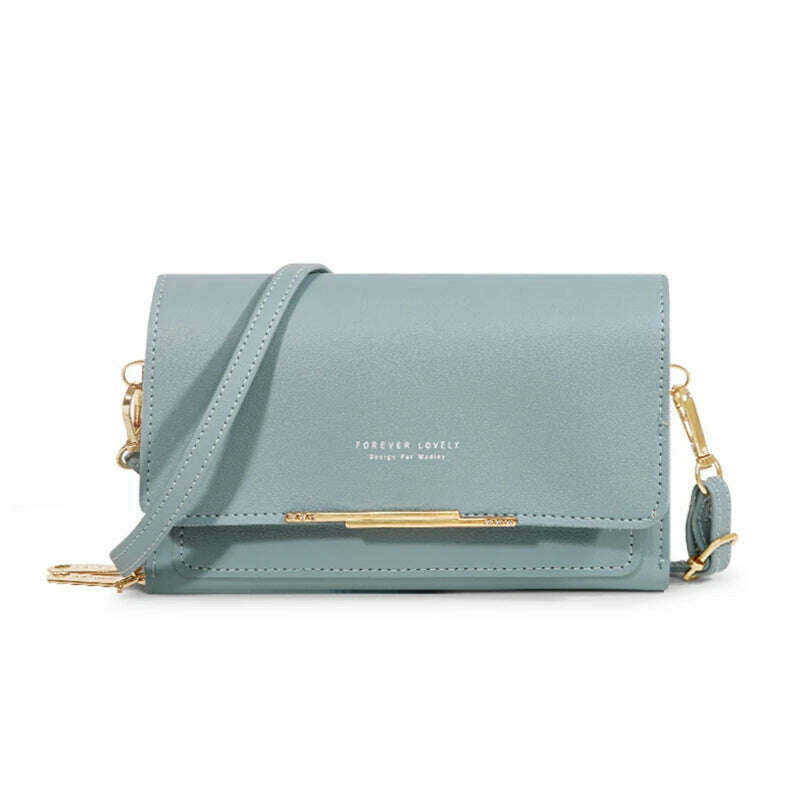 Women's Wallet Korean Handbag Multi Card Large Capacity Casual Shoulder Bag Mobile Phone Packet Fashion New Style - KIMLUD