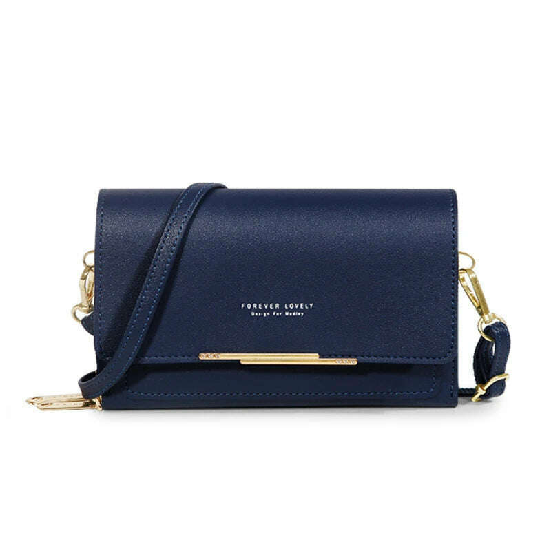 Women's Wallet Korean Handbag Multi Card Large Capacity Casual Shoulder Bag Mobile Phone Packet Fashion New Style - KIMLUD