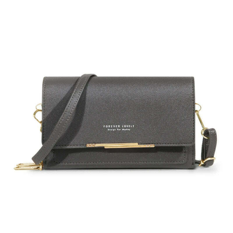Women's Wallet Korean Handbag Multi Card Large Capacity Casual Shoulder Bag Mobile Phone Packet Fashion New Style - KIMLUD