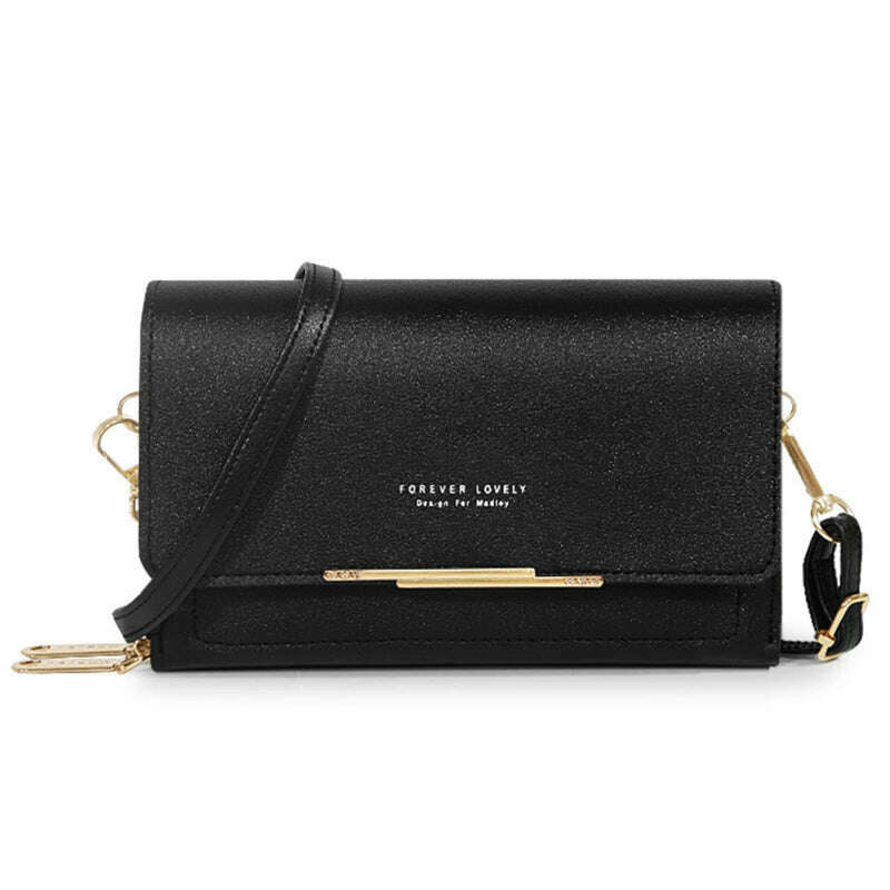 Women's Wallet Korean Handbag Multi Card Large Capacity Casual Shoulder Bag Mobile Phone Packet Fashion New Style - KIMLUD