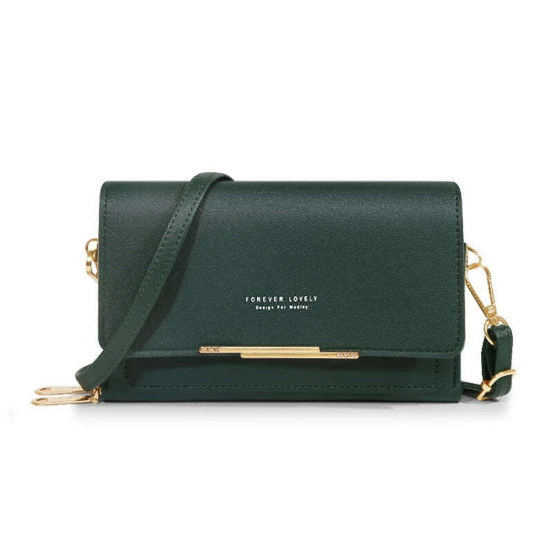 Women's Wallet Korean Handbag Multi Card Large Capacity Casual Shoulder Bag Mobile Phone Packet Fashion New Style - KIMLUD