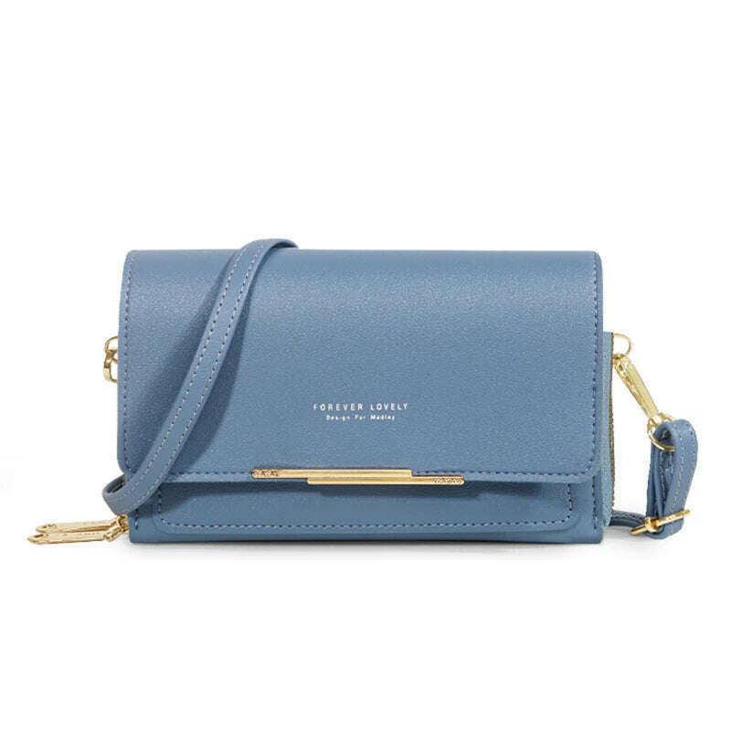 Women's Wallet Korean Handbag Multi Card Large Capacity Casual Shoulder Bag Mobile Phone Packet Fashion New Style - KIMLUD
