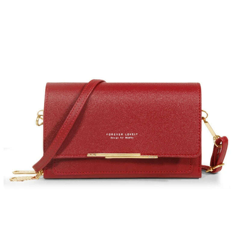 Women's Wallet Korean Handbag Multi Card Large Capacity Casual Shoulder Bag Mobile Phone Packet Fashion New Style - KIMLUD