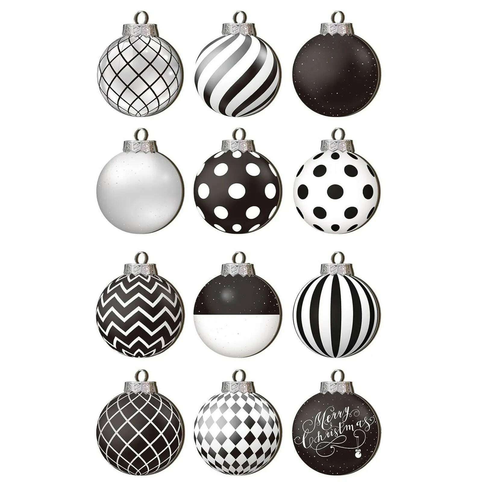 Wooden Dwarf Christmas Tree Ornaments Set Wood Christmas Tree Hanging Ornaments Kits Home Decor Party Holiday Wooden Ornaments - KIMLUD