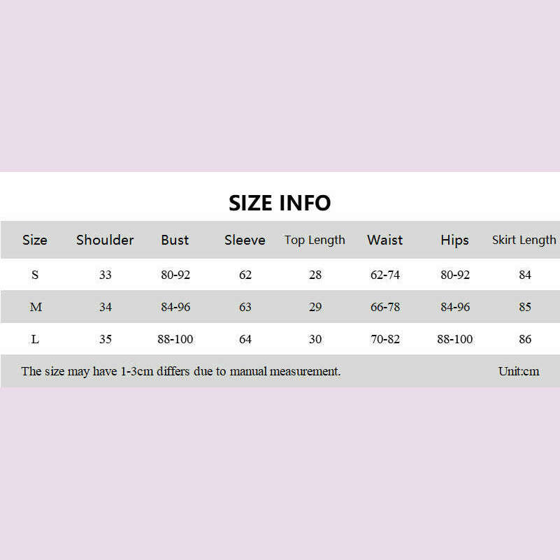 Y2K Ruched Long Sleeve Cropped Top and Skirt Co-ords Set Elegant Fashion Club Outfits Asymmetric Split Matching Sets - KIMLUD