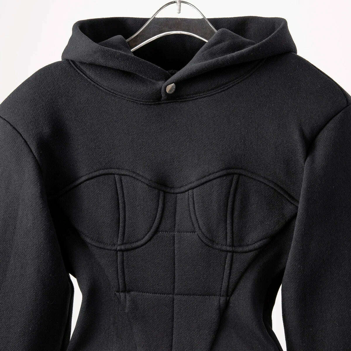 Yuerwang Women Hoodies Sweatshirt Patchwork Y2k Cropped Hoodies Crop Top Vintage Casual Short Women Sweatshirt 2022 Pullover - KIMLUD